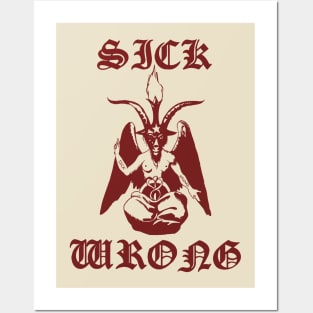 S&W Baphomet (Red) Posters and Art